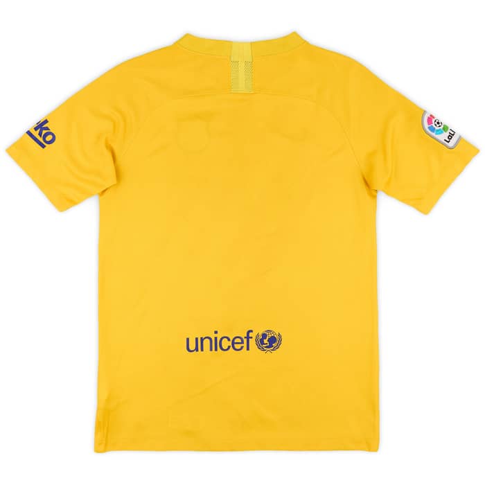 2019-20 Barcelona 'Senyera' Fourth Shirt - 7/10 - (XL.Boys)