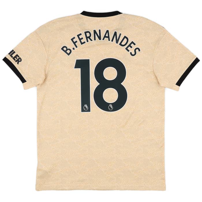 2019-20 Manchester United Away Shirt B.Fernandes #18 - 9/10 - (L)