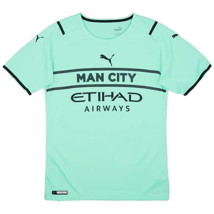 2021-22 Manchester City Authentic GK S/S Shirt Ederson #31 - 7/10 - (M)