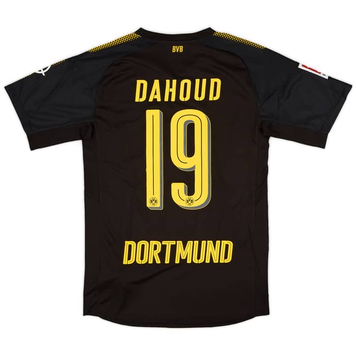 2017-18 Borussia Dortmund Authentic Away Shirt Dahoud #19 - 9/10 - (M)