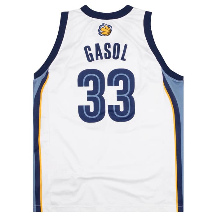 2008-10 Memphis Grizzlies Gasol #33 Champion Jersey (Home) M