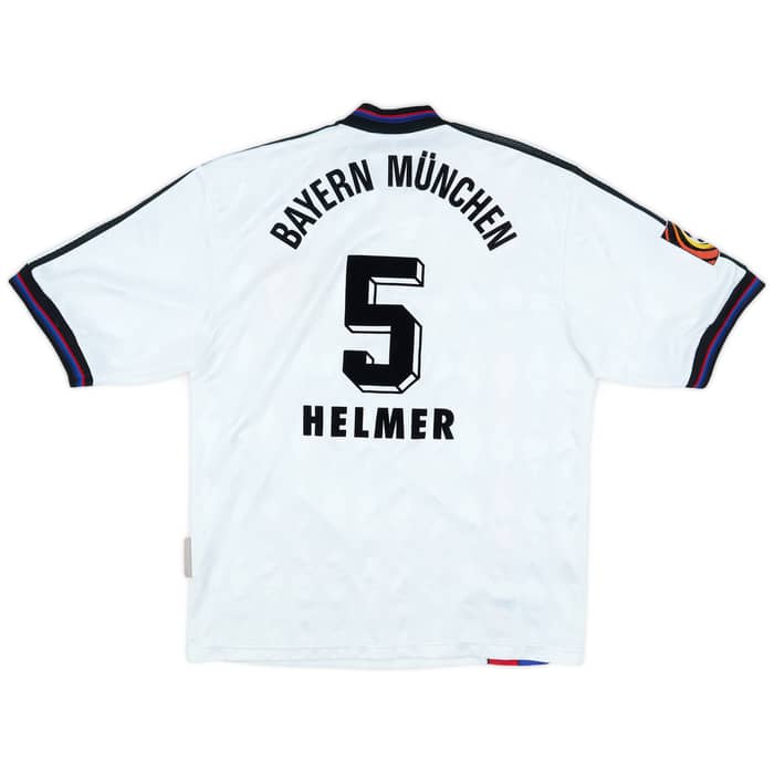 1996-98 Bayern Munich Away Shirt Helmer #5 - 5/10 - (M)