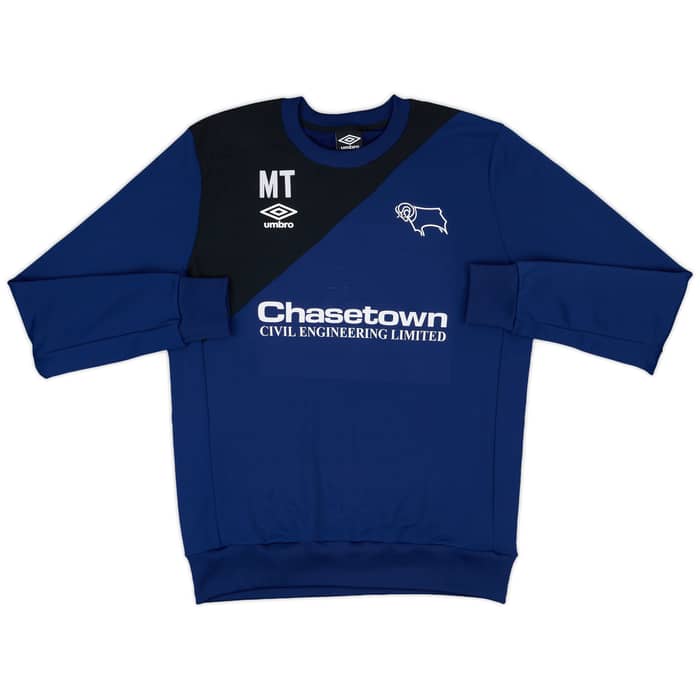 2018-19 Derby County Staff Issue Sweat Top MT - 6/10 - (L)