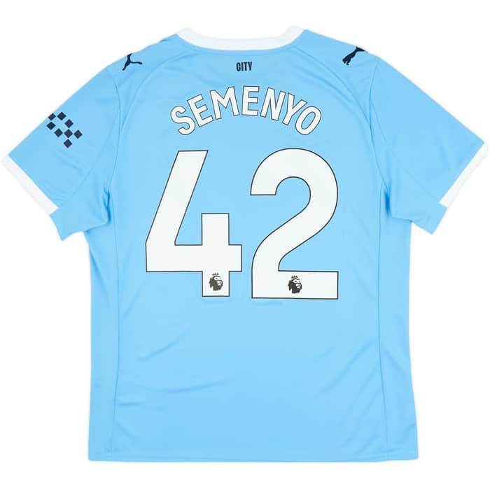 2025-26 Manchester City Home Shirt Semenyo #42