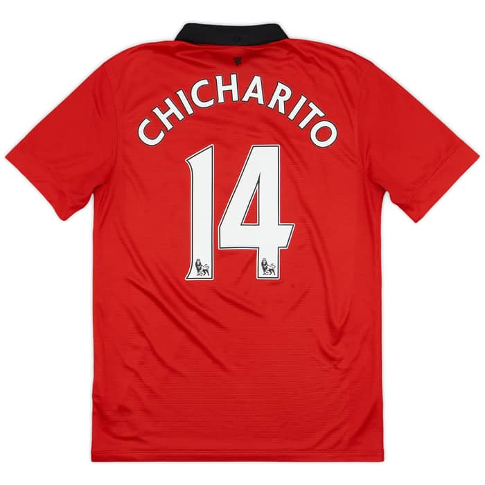 2013-14 Manchester United Home Shirt Chicharito #14