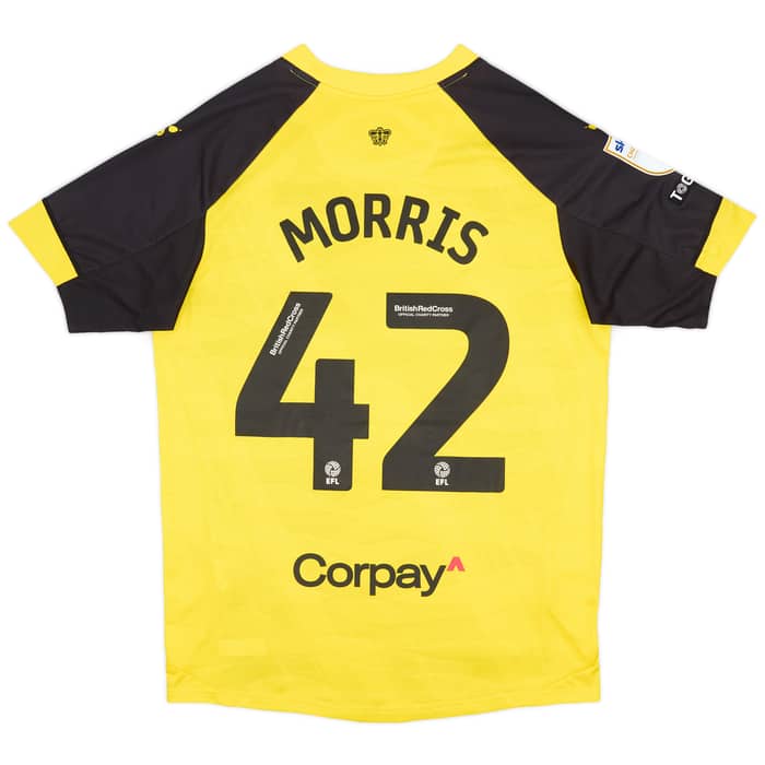 2023-24 Watford Match Issue Home Shirt Morris #42