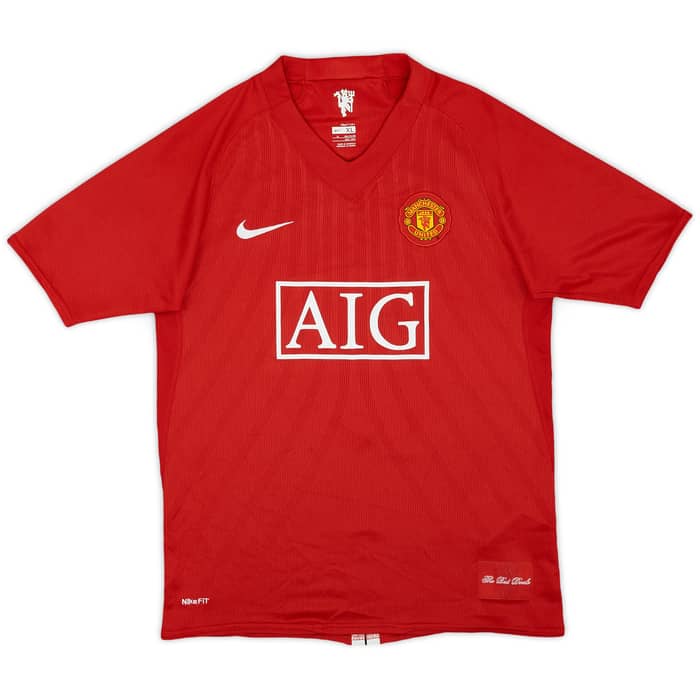 2007-09 Manchester United Home Shirt Rooney #10 - 5/10 - (XL.Boys)