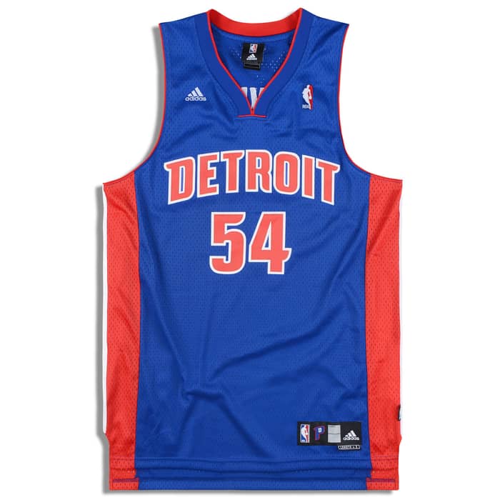 2006-10 Detroit Pistons Maxiell #54 Signed adidas Swingman Jersey (Away) L