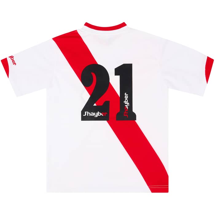 2005-06 Rayo Vallecano Women's Match Issue Home Shirt #21