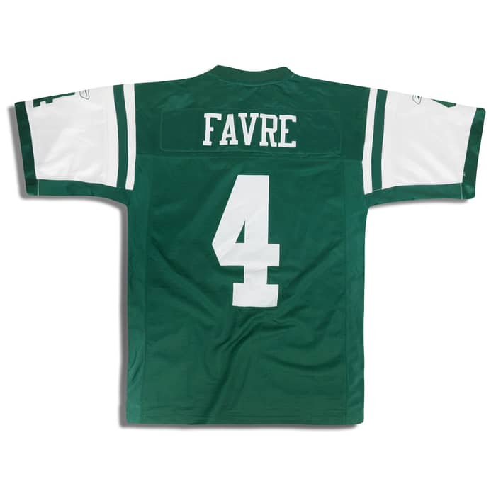 2008 New York Jets Favre #4 Reebok Premier Jersey (Home) M