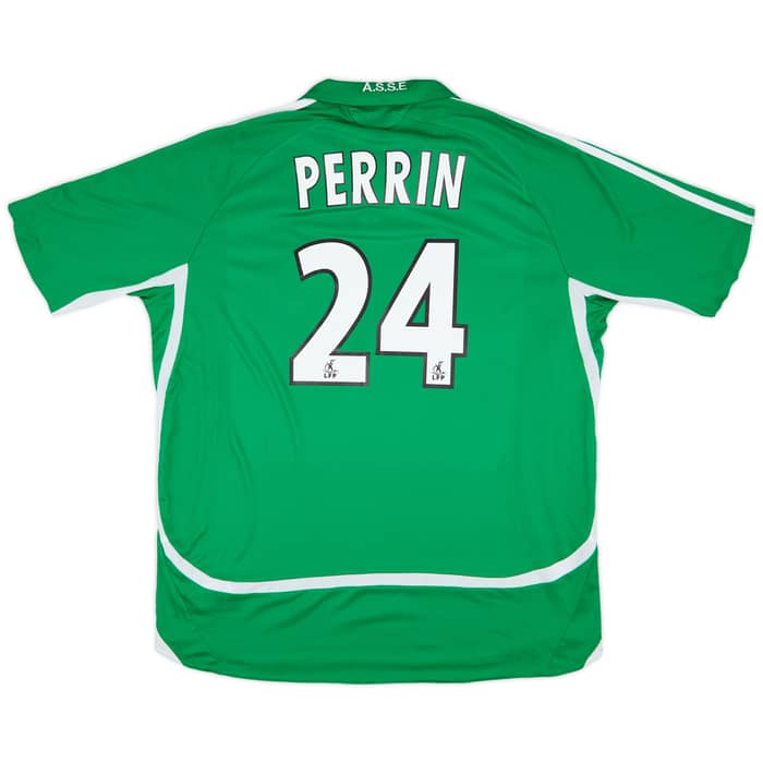 2006-07 Saint Etienne Home Shirt Perrin #24 - 8/10 - (XL)