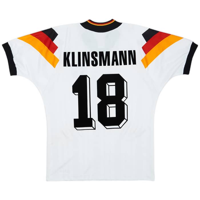 1992-94 Germany Home Shirt Klinsmann #18 - 8/10 - (S)