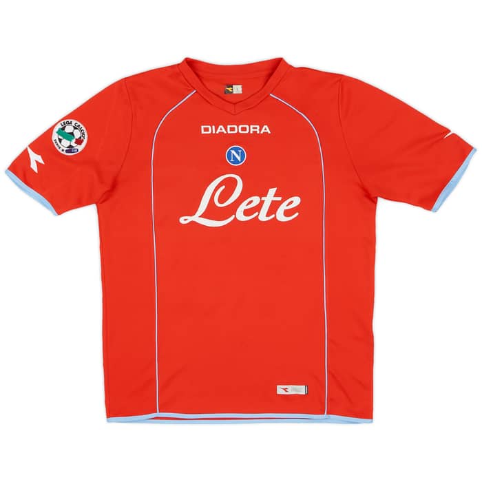 2006-07 Napoli Match Issue Third Shirt De Zerbi #20