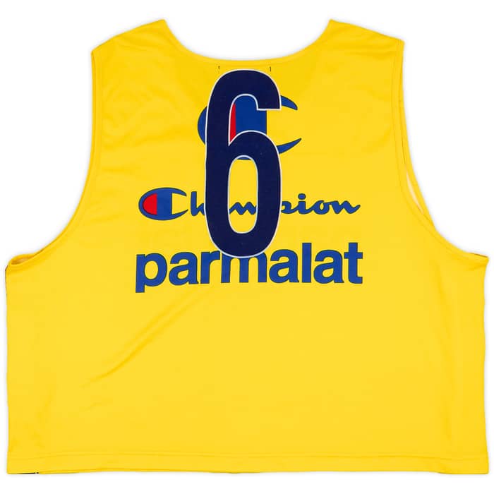 1998-99 Parma Player Issue Champion Training Bib #6 - 8/10 - (XL)