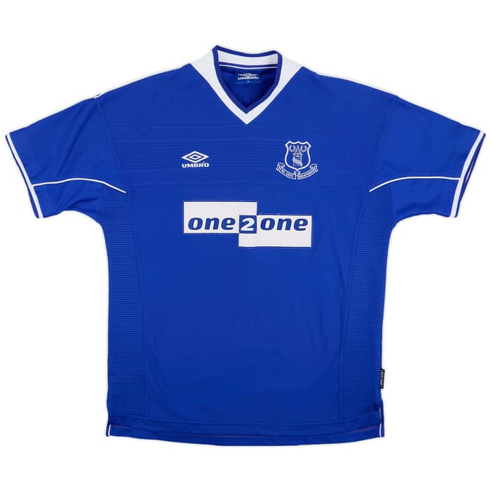 1999-00 Everton Home Shirt Moore #23 - 8/10 - (XL)