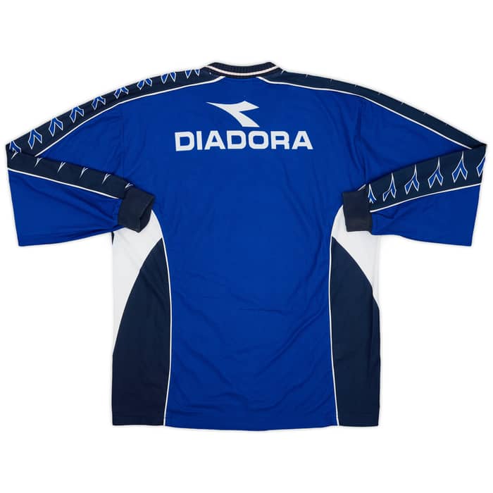 1992-94 Italy FIGC Diadora Training L/S Shirt - 8/10 - (XL)