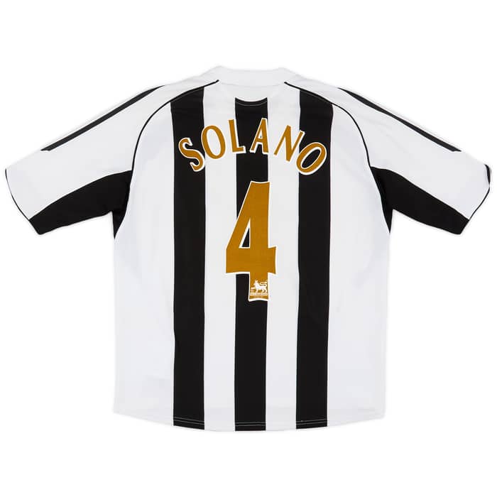 2005-07 Newcastle Home Shirt Solano #4 - 7/10 - (L)