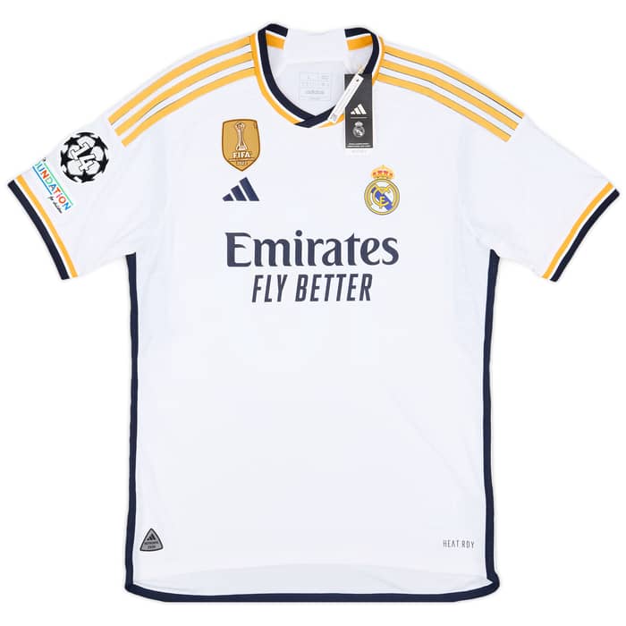 2023-24 Real Madrid Authentic Home CL Shirt Modric #10