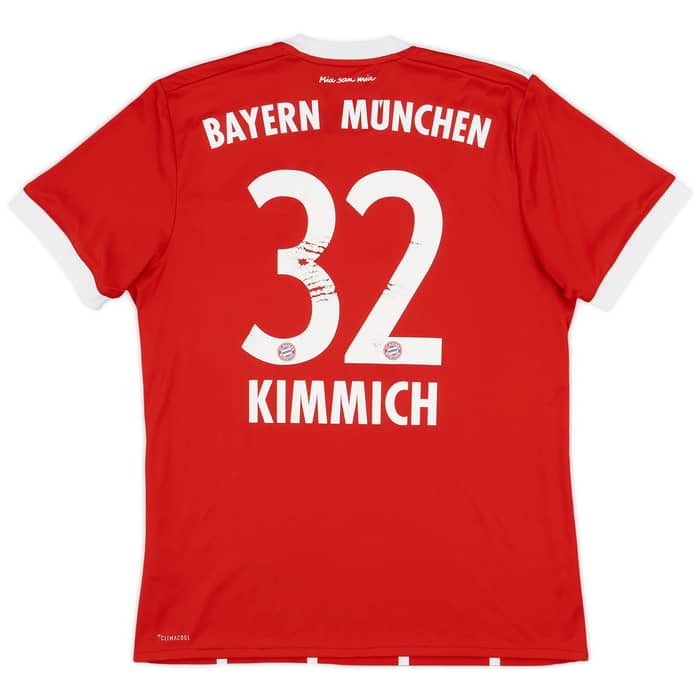 2017-18 Bayern Munich Home Shirt Kimmich #32 - 5/10 - (M)