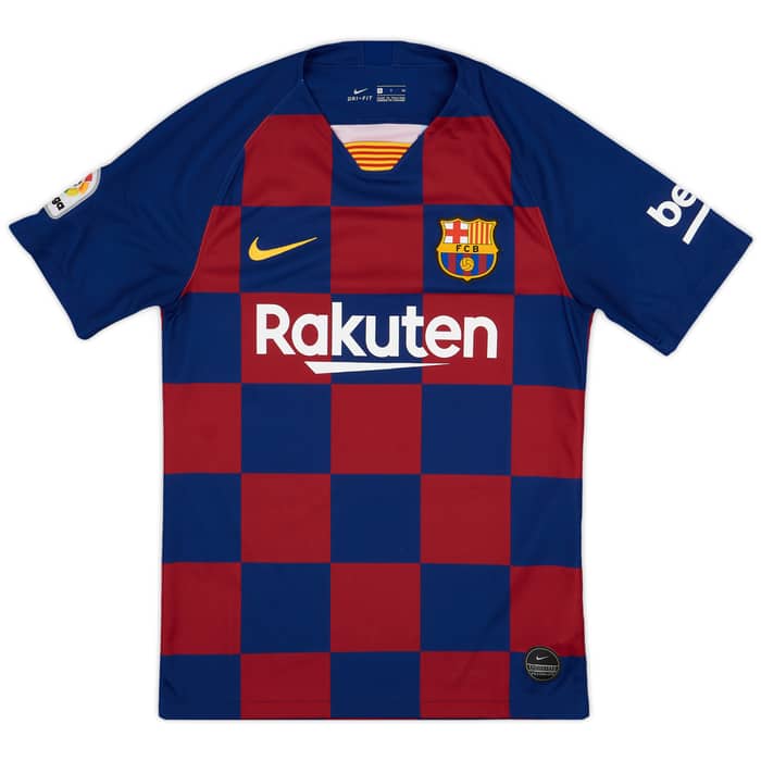 2019-20 Barcelona Home Shirt Messi #10 - 9/10 - (S)