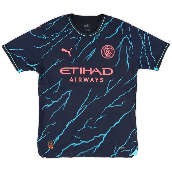 2023-24 Manchester City Player Issue Third Shirt Doku #11