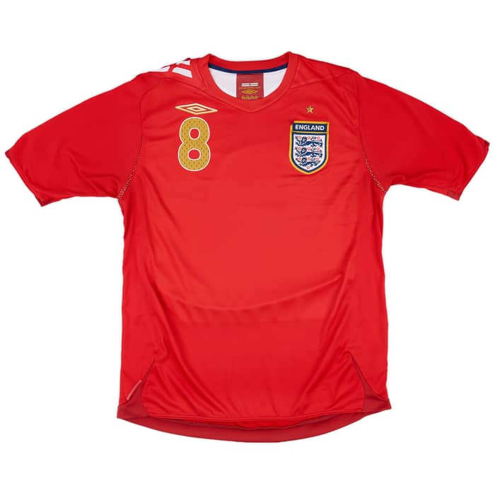 2006-08 England Away Shirt Lampard #8 - 6/10 - (M)