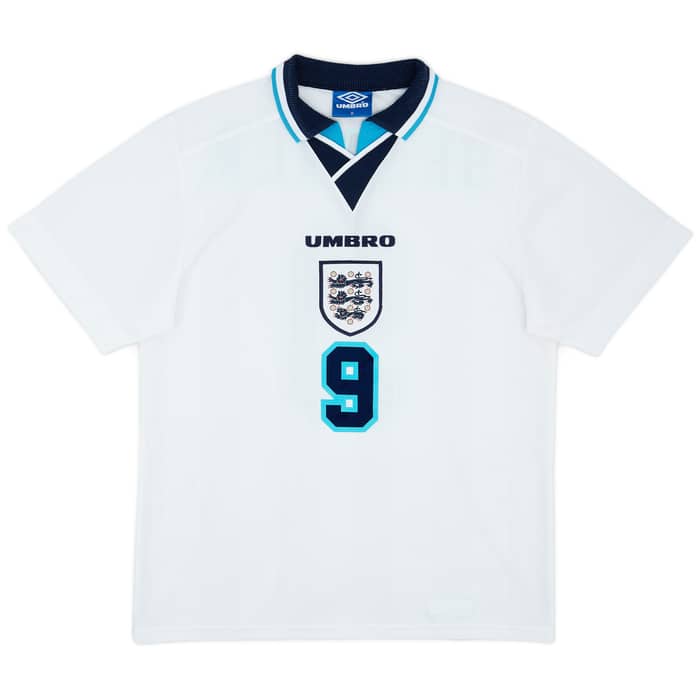 1995-97 England Home Shirt Shearer #9 - 9/10 - (M)