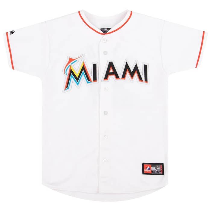 2012-15 Miami Marlins Stanton #27 Majestic Jersey (Home) Y