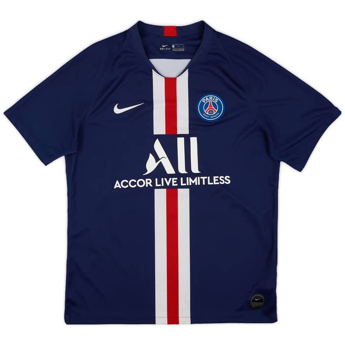 2019-20 Paris Saint-Germain Home Shirt Mbappe #7 - 6/10 - (L)