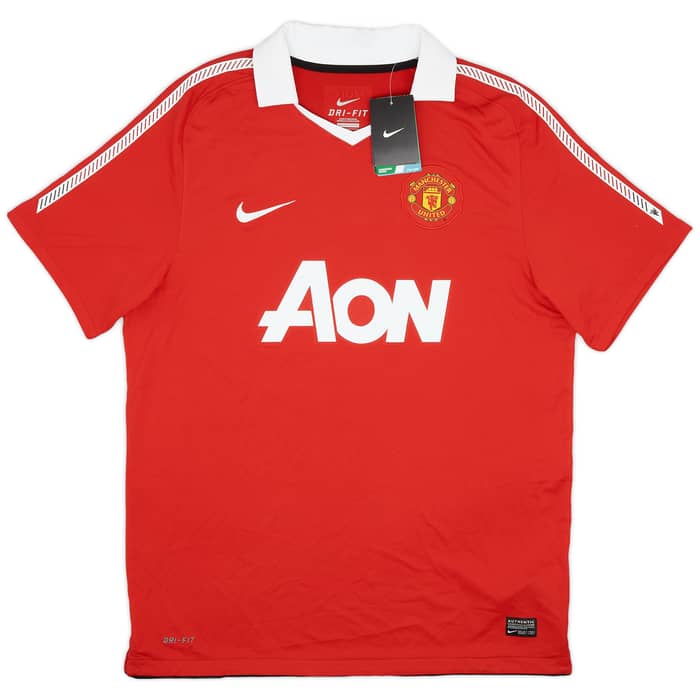 2010-11 Manchester United Home Shirt Carrick #16 (L)