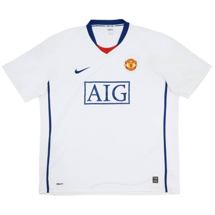 2008-10 Manchester United Away Shirt Vidic #15 - 6/10 - (XXL)