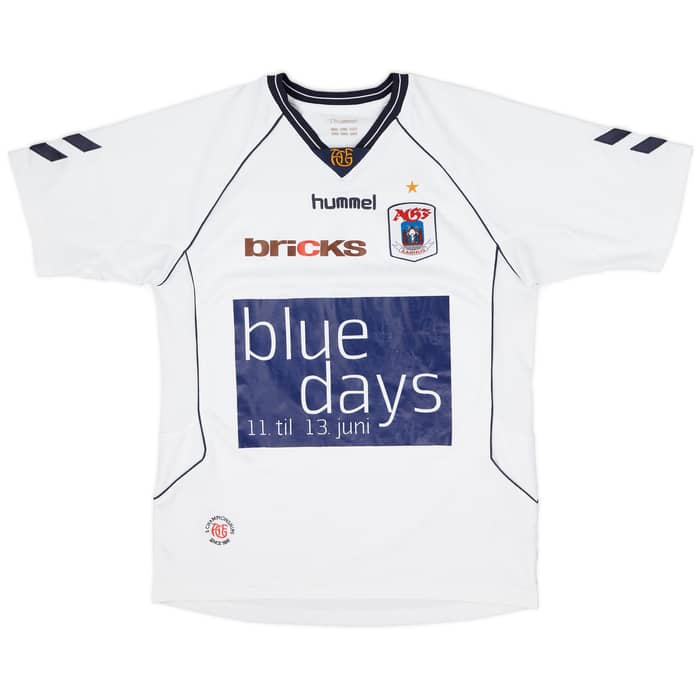 2007-09 AGF Aaarhus Home Shirt - 8/10 - (L)