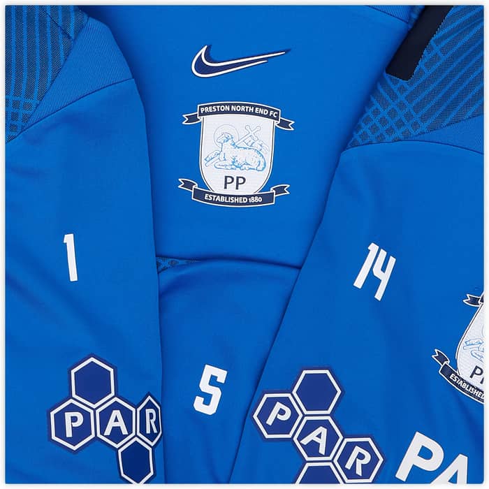 2022-23 Preston North End Player Issue Training Shirt # - 7/10