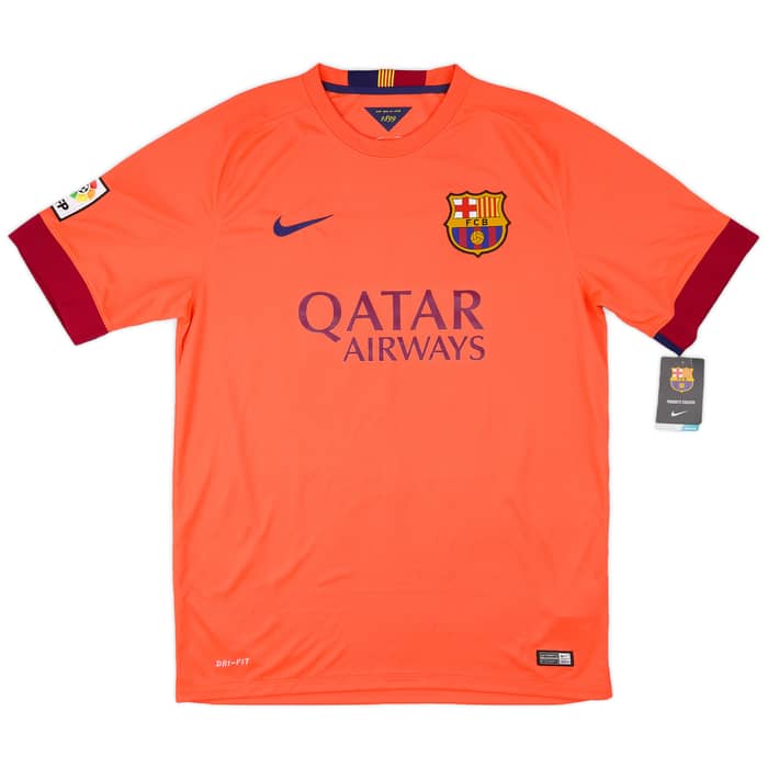 2014-15 Barcelona Away Shirt Messi #10 (L)