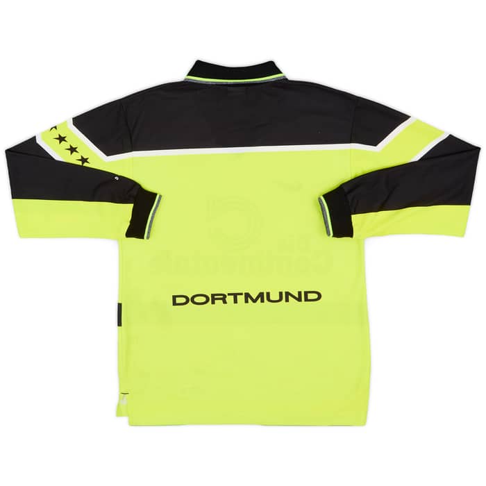 1997-98 Borussia Dortmund Home L/S Shirt - 9/10 - (S)