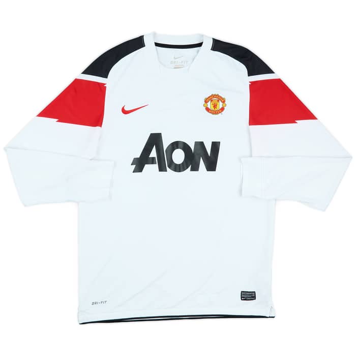 2010-12 Manchester United Away L/S Shirt Berbatov #9 - 7/10 - (M)