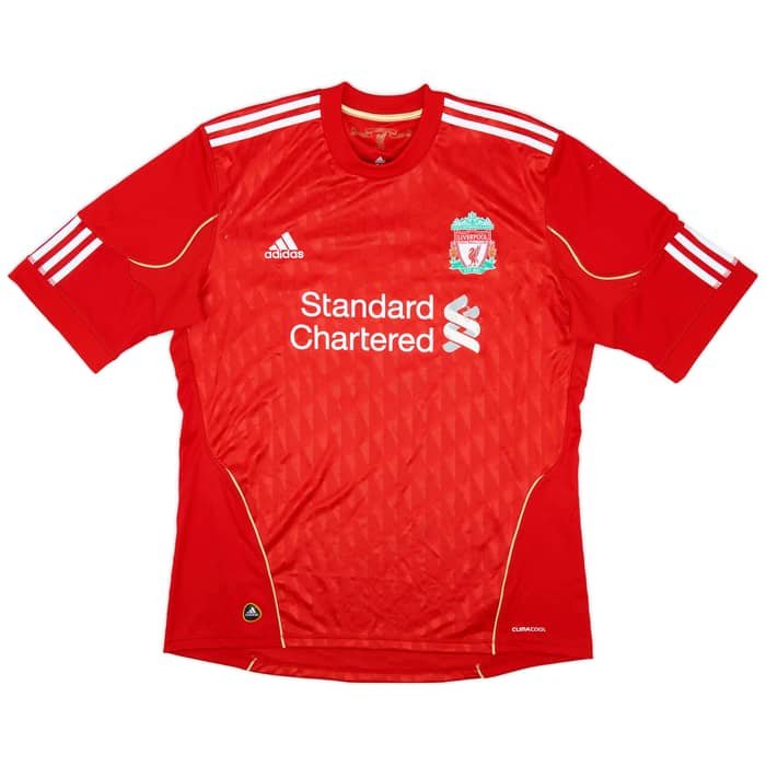 2010-12 Liverpool Home Shirt Gerrard #8 - 6/10 - (L)