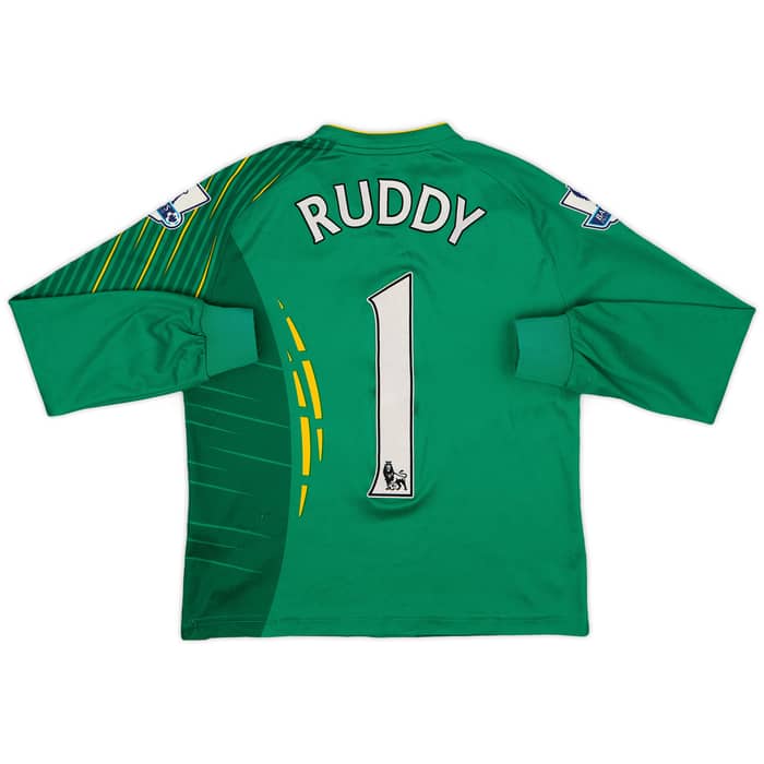 2012-13 Norwich GK Shirt Ruddy #1 - 5/10 - (XL.Boys)