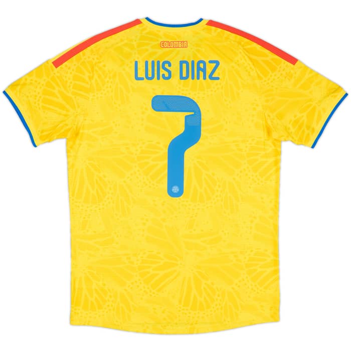 2026-27 Colombia Authentic Home Shirt Luis Diaz #7