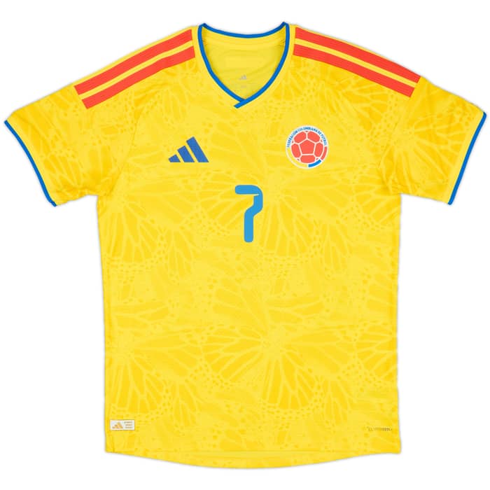 2026-27 Colombia Authentic Home Shirt Luis Diaz #7