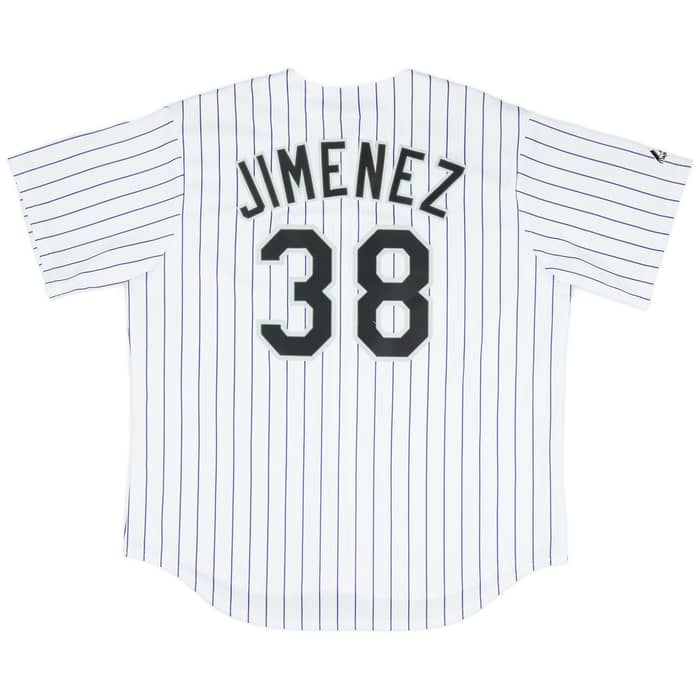 2009-11 Colorado Rockies Jimenez #38 Majestic Home Jersey (Excellent) XL
