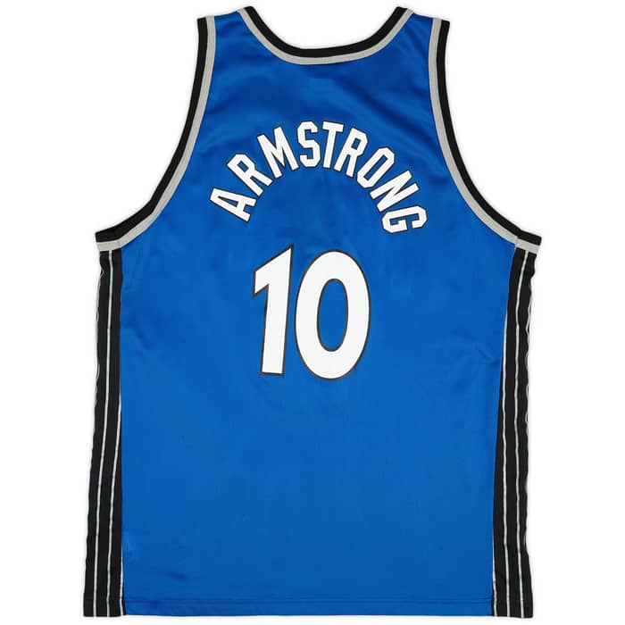 1998-03 Orlando Magic Armstrong #10 Champion Away Jersey (Excellent) XL