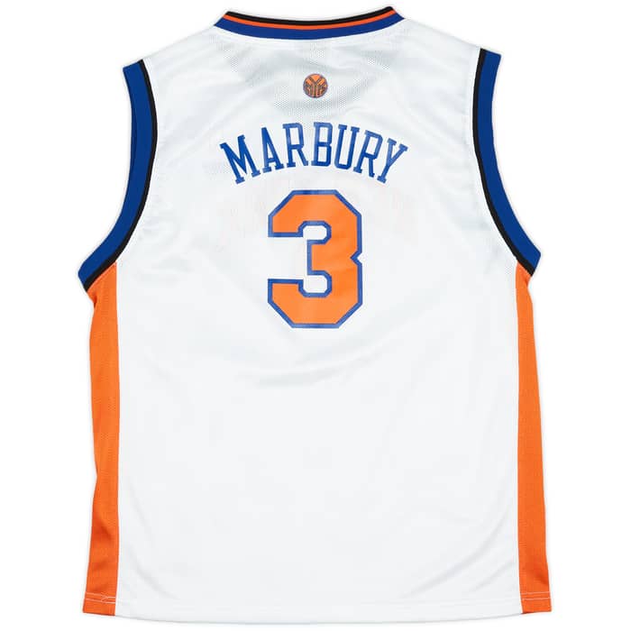 2004-06 New York Knicks Marbury #3 Reebok Home Jersey (Excellent) XL.Kids