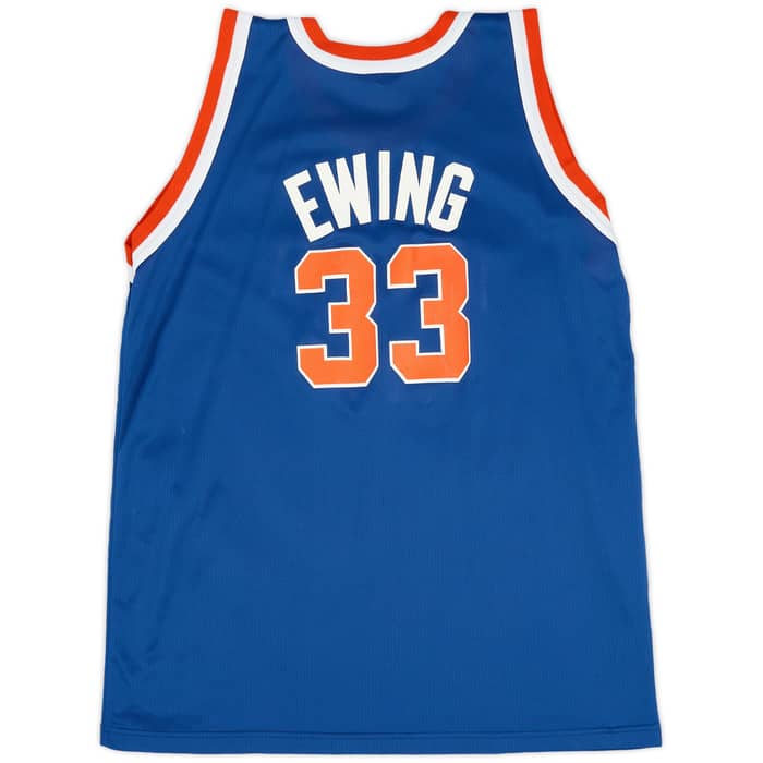 1995-97 New York Knicks Ewing #33 Champion Away Jersey (Very Good) XL.Kids