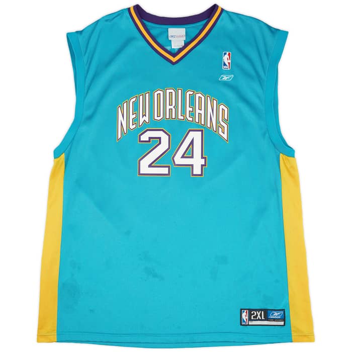 2002-05 New Orleans Hornets Mashburn #24 Reebok Away Jersey (Very Good) XXL