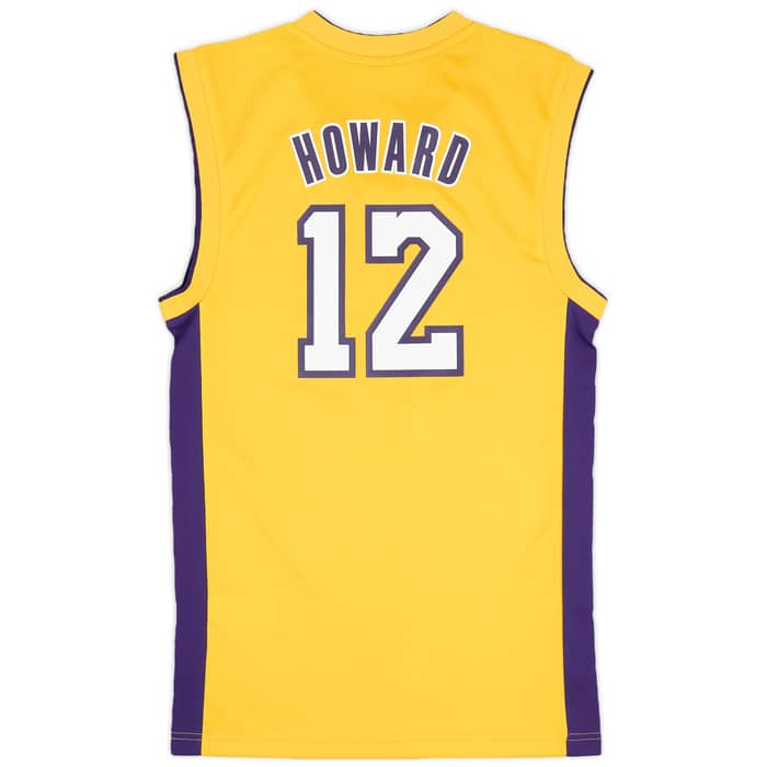 2012-13 LA Lakers Howard #12 adidas Home Jersey (Very Good) XS
