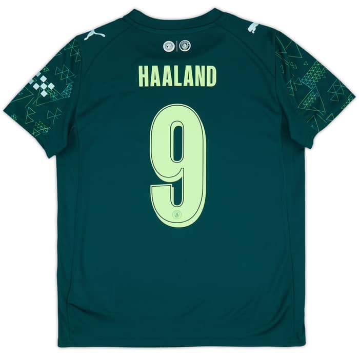 2025-26 Manchester City Fourth Shirt Haaland #9 (KIDS)