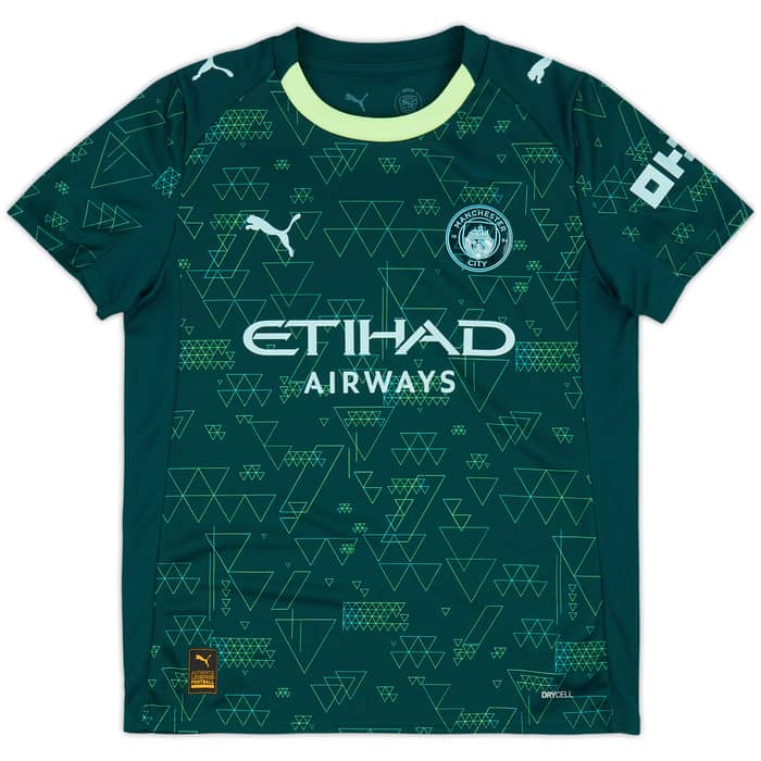2025-26 Manchester City Fourth Shirt Haaland #9 (KIDS)