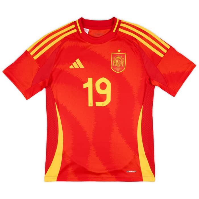 2024-25 Spain Home Shirt Lamine Yamal #19 (KIDS)