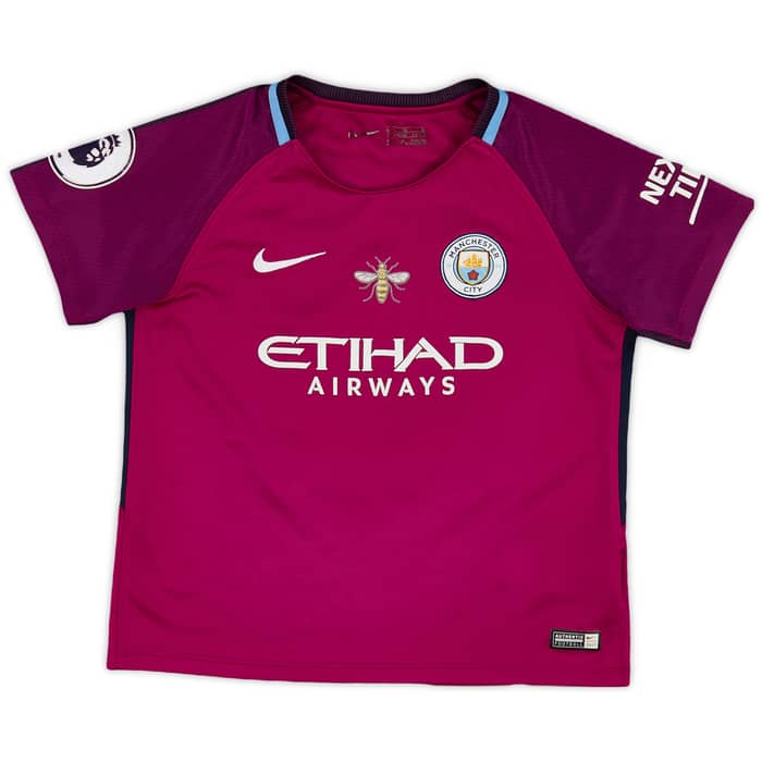2017-18 Manchester City Away Shirt Silva #21 - 6/10 - (5-6 Years)